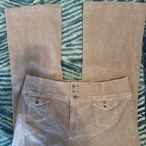 Pilcro and the Letterpress Pink Corduroy Trousers